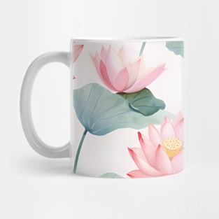 Blossoming Zen: Lotus Flower Patterns" Mug
